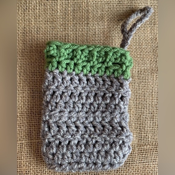 Hand Crafted Crochet Shower Mitt or Soap Saver for Kids! Custom colors too! - Picture 3 of 3